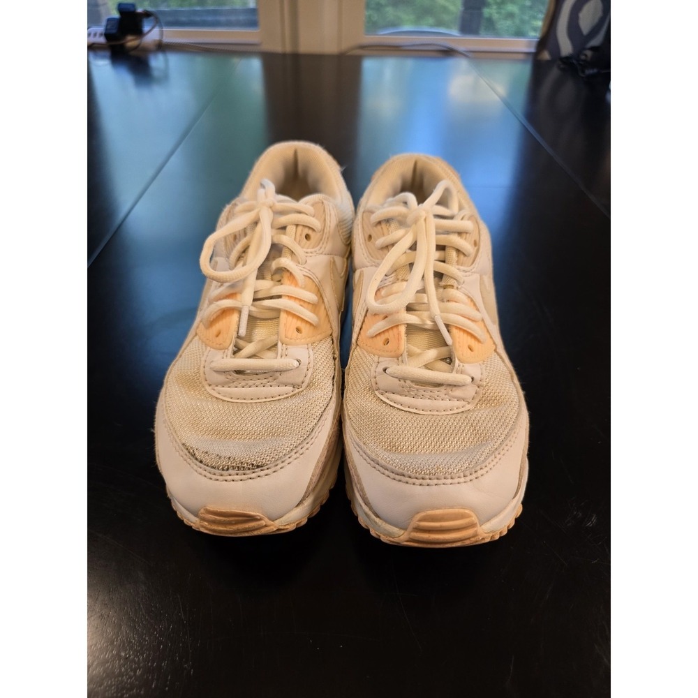 Nike Air Max 90 Washed Coral Barely Rose Women's‎ Size 6 CT1030-101 White